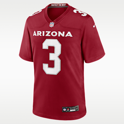 Sサイズ試合用ユニフォーム　シャンペーン中央高校アメフト部　セントラルマルーンズ Paris Johnson Jr. Arizona Cardinals Men's Nike NFL Game Football